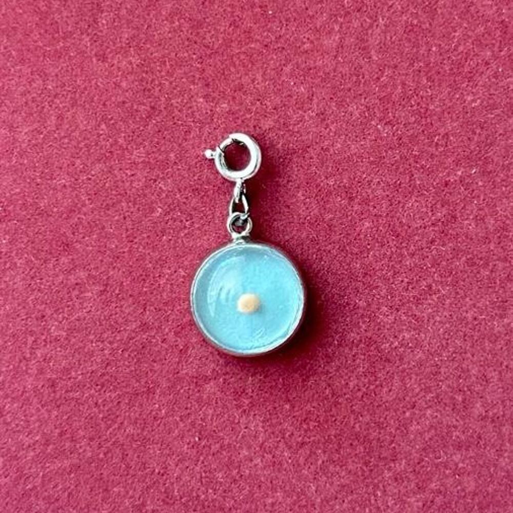 Vintage Sterling Silver Mustard Seed Religious Faith Charm Pendant - Picture 3 of 7